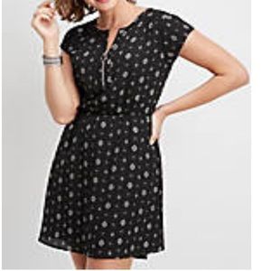 Maurices Black and White Dress